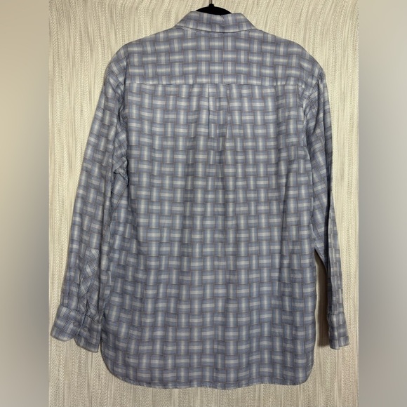 Tommy Bahama Blue Checkered Men's Shirt - Picture 4 of 5